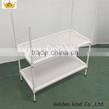 New Design Bathroom Accessories Metal Material Triple Tiers Durable Corner Shelf photo-3