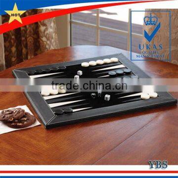 Leather Game Board With Both Backgammon and Chess Board photo-4