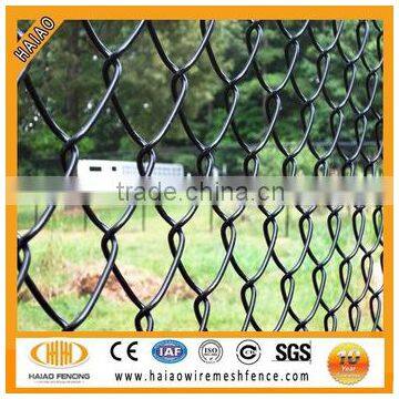 ISO Certificated Lowest Price black chain link fence