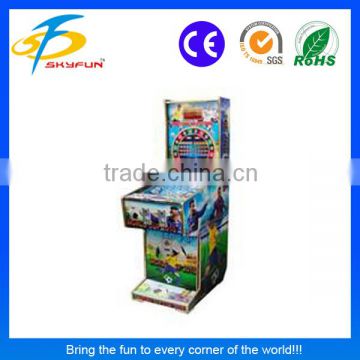 Hot sale indoor and outdoor coin operated game pinball machine for kids using coin or token