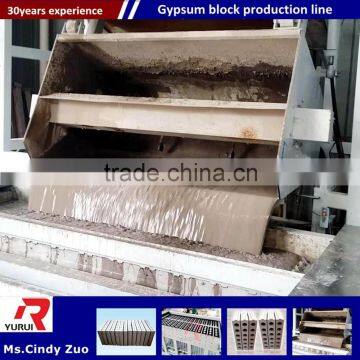 new technology automatic gypsum block machine/solid and hollow gypsum block production machine