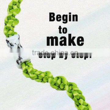 Diy creative kit friendship cord bead bracelets