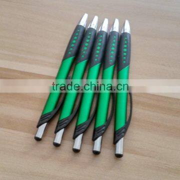 High Demand Export Products Black Clip and Grip, Chromed Neb Simple and Cheap Plastic Pen photo-3