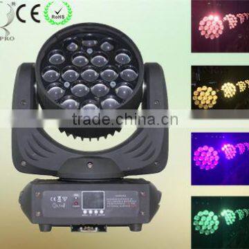 Christmas led light 19 x 12w 4in1 RGBW wash led moving head light