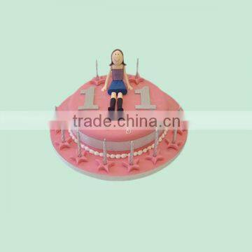 cheap custom resin kids artificial birthday cake model
