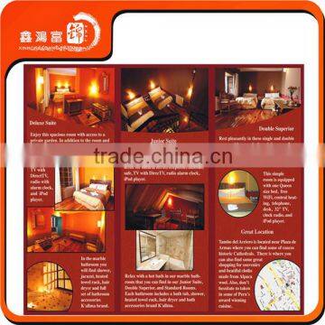 Catalog printed printing advertising brochure for hotel