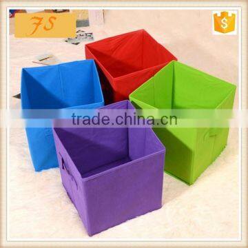 Non Woven Fabric Foldable Closet Storage Box Without Lid