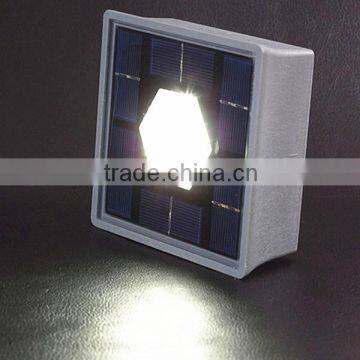 Waterproof ABS+Glass Fibre led solar paver underground light