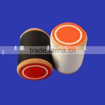 100% polyester sewing wooden core thread