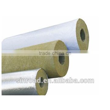 CE & ASTM Certificated Water Insulated Fireproof Rockwool Pipe / Tube InsulationProducts Made in China