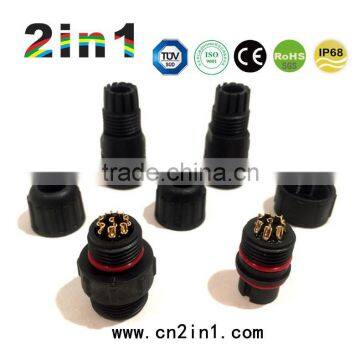 SQ14-8P Solder Cable 3A Nylon Electric IP68 Wire Waterproof Connector photo-5