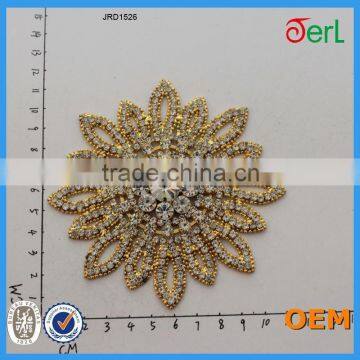 2016 New Design Fashion Cheap Rhinestone Metal Trim for Garment Accessories