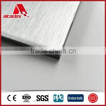 brushed finished high quality wall cladding material acp/acm