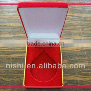 custom velvet wooden plastic medal box