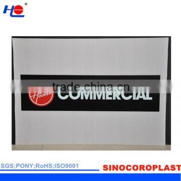 cleaning and dust proof pp coroplast fruit signboard