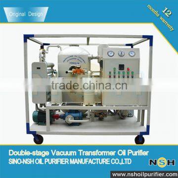 Vacuum double-stage insulation oil filtration device