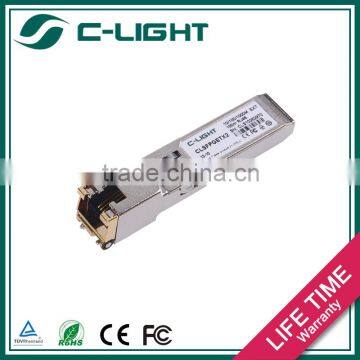 10 / 100 / 1000BASE SFP Copper RJ45 CAT5 100m