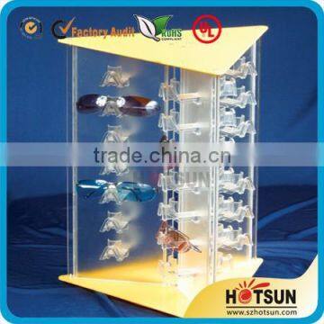 Durable acrylic sunglass display with the most fashionable and luxury design