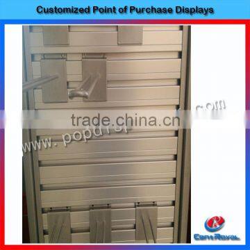Hot sale fashion aluminum slatwall show shelf