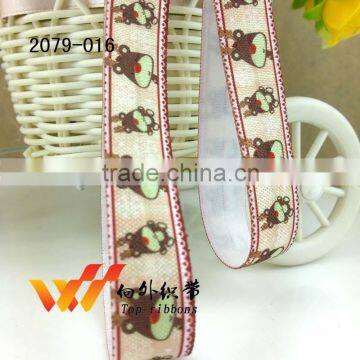 FOE ribbon supplier elastic ribbon for hair ties Elastic ribbon 2079-016