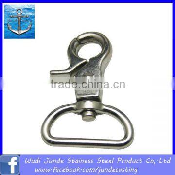 stainless steel 304/316 d ring swivel snap hook