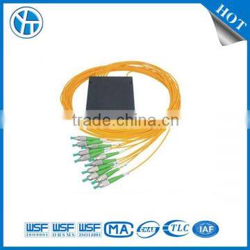 Low Insertion Loss FTTH Fiber Optic PLC Splitter 1:8