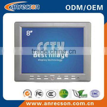 800*600 TFT LCD Security Monitor 8"