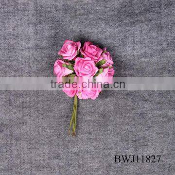 Rose Flower Bouquet/wire stem/wedding flower