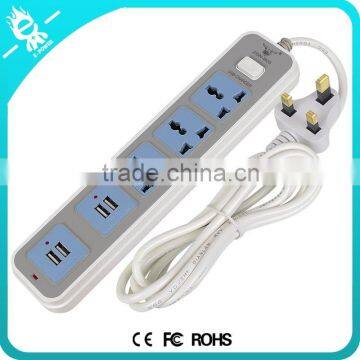 2015 Newest Wholesale Brand Designed High Quality Dual Usb UK Power Strip photo-6