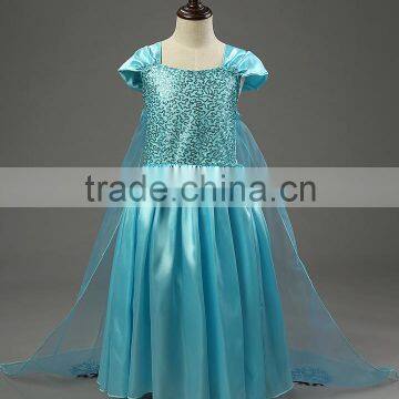 2015 New Fashion Pageant Dress Baby Princess Bridesmaid Party Flower Girl Dresses Elsa Dress Princess Girls Christmas Dress photo-4
