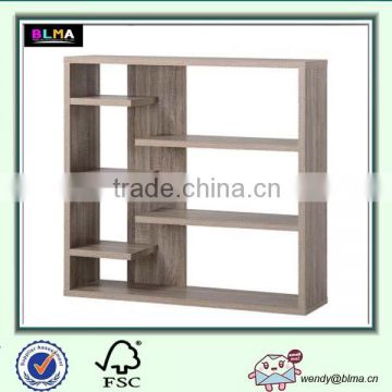 6-Shelf Decorative Storage Bookcase