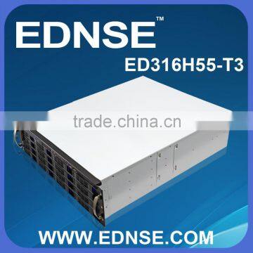 EDNSE 3u ED316H55-T3 rackmount server chassis 16 bays server case