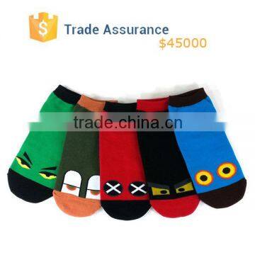 Custom Design Men Low-cut Sock Ankle Socks Cartoon Tube Sock Wholesale