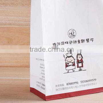 Wholesale Food Shopping Bags, Cheap White Paper Bag photo-5