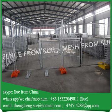 Dubai hot dipped galvanized movable fence portable fence