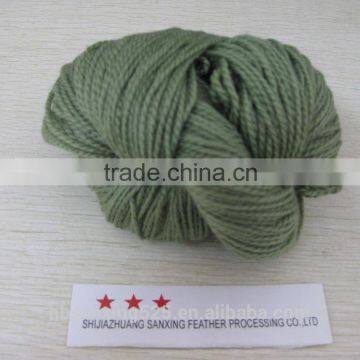 NEW! 100%14NM 2 ply, superwash merino wool yarn, dyed green color