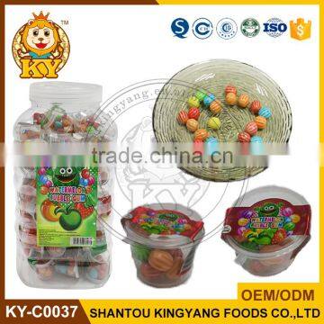 small watermelon shape ball chewy sweet bubble gum