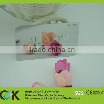 elegant metal etched business card mirror card manufacturer