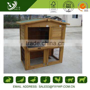 Comfortable use practical large wooden rabbit hutch trays for sale