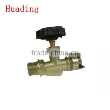 brass gate valve ,with milled nut