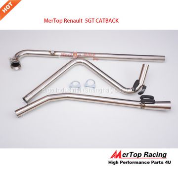 MerTop SS304 HIGH QUALITY RENAULT 5 GT 5GT TURBO NEW INLET EXHAUST CATBACK