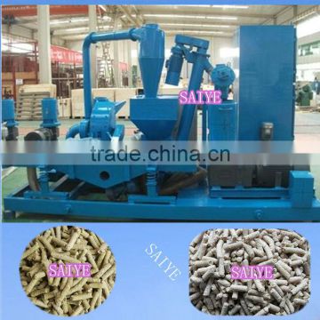 hot sale 250-300kg/h animal feed pellet milling line with CE