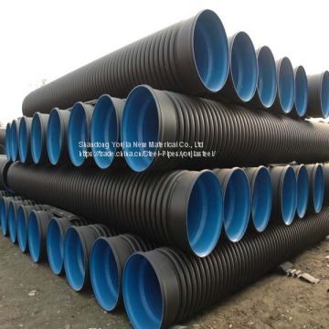 HDPE double wall corrugated pipe