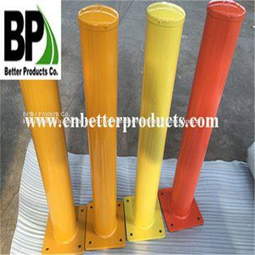 Yellow Powder Coated Steel Bollards photo-4