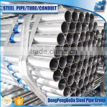 China plant accurate wall thickness threaded galvanized pipe 1 inch