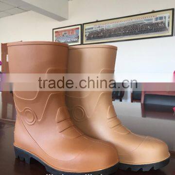 Mens Steel Toe Work Boots Pvc Safety Shoes Industry Work Boots photo-4