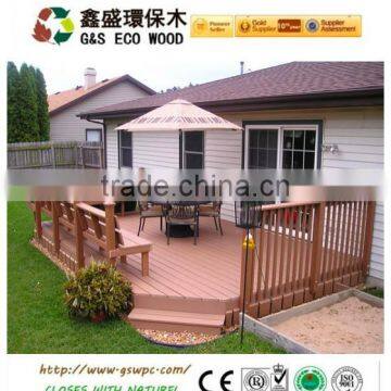 Good quality wood plastic composite railing/ wpc outdoor fencing