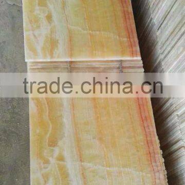Light Yellow Onyx Tiles Orange Onyx Marble Tile for Walls photo-6