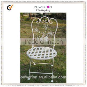 POWERLON Durable metal children table and chair patio set for outdoor furniture