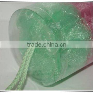 PVC Bucket PE Mesh Bath Sponge Flowers photo-5